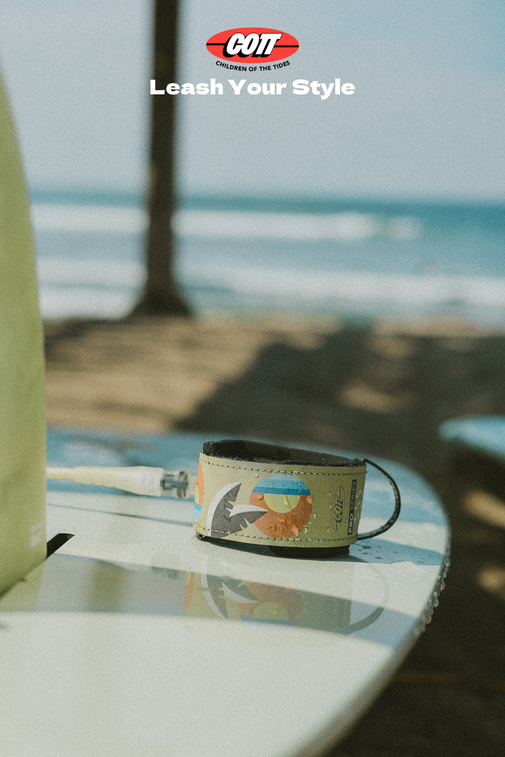 COTT Pro Series 衝浪腳繩 - Sand Sunset