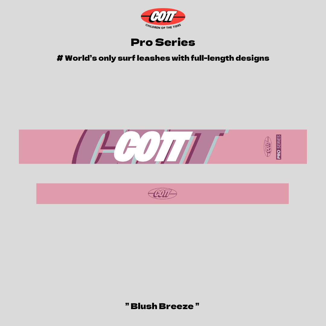 【2024】COTT Pro Series 衝浪腳繩 - Blush Breeze - COTT Surf Shop