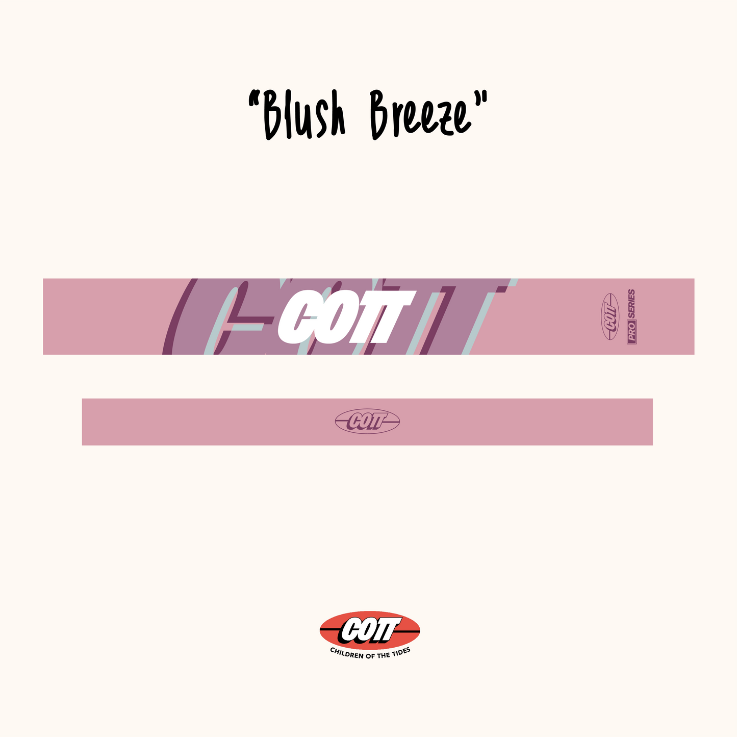 COTT Pro Series 衝浪腳繩 - Blush Breeze