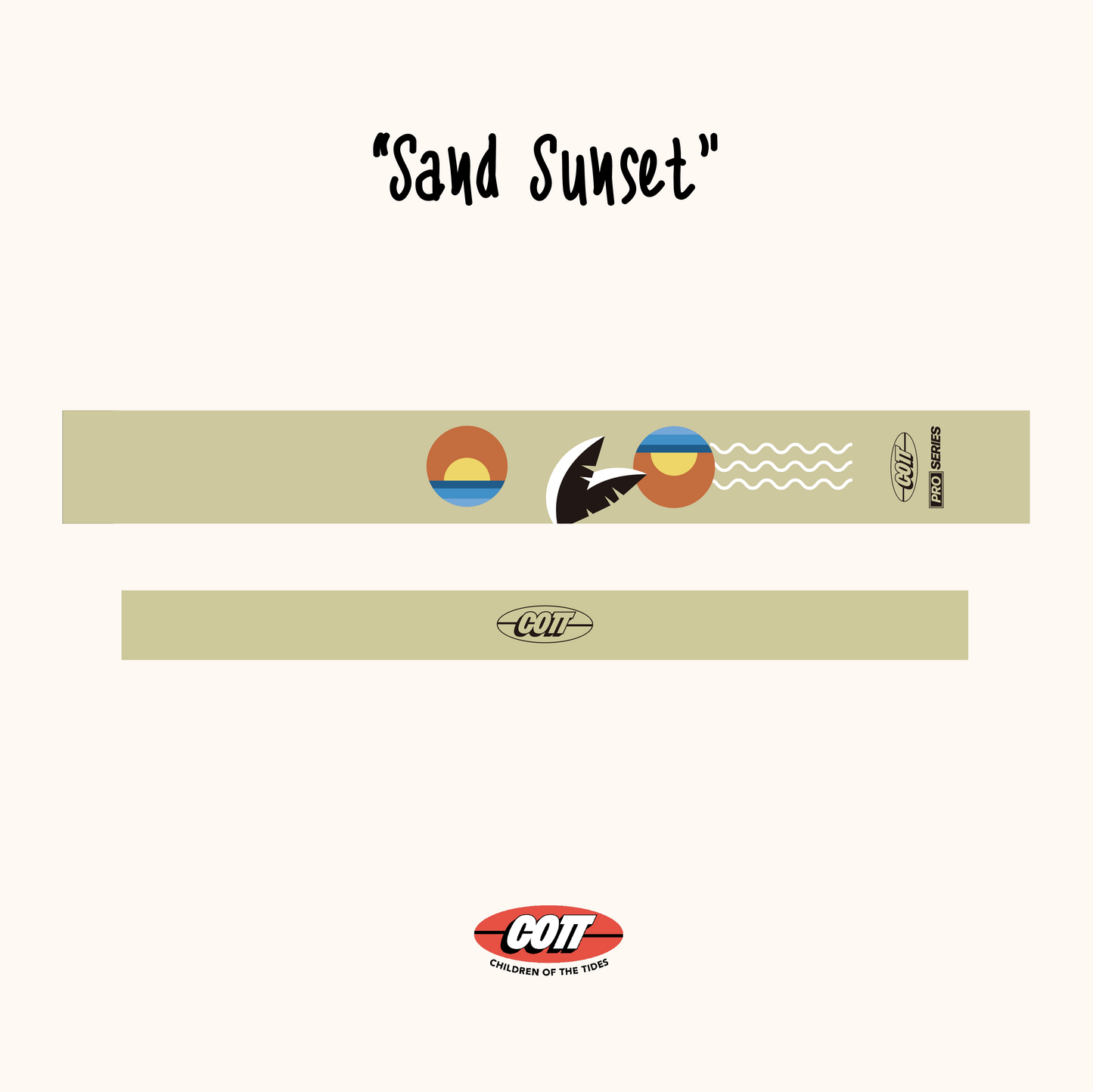 COTT Pro Series 衝浪腳繩 - Sand Sunset