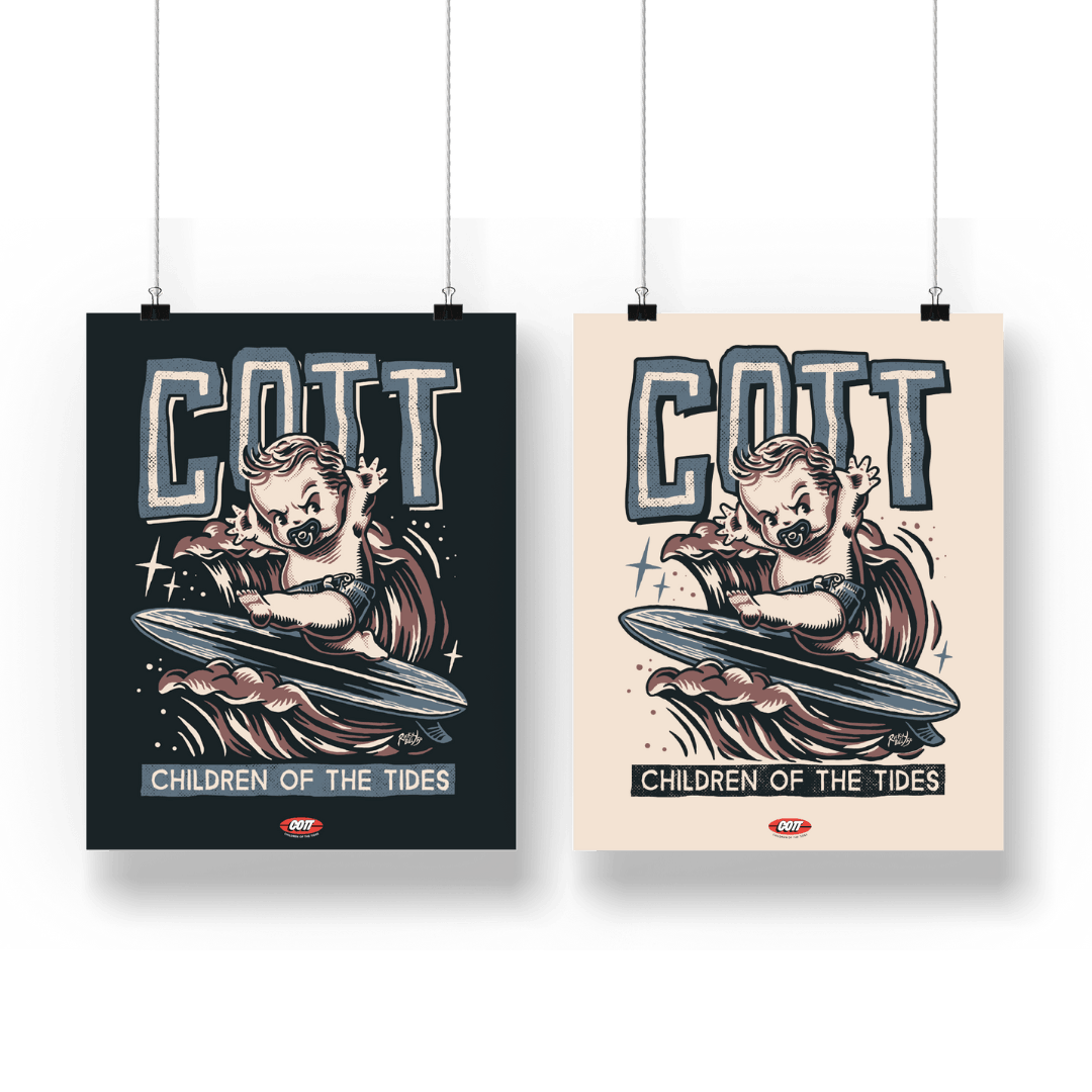 COTT x Ricky Billy 50 衝浪海報 - COTT Surf Shop