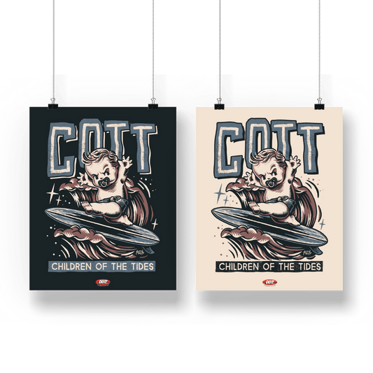 COTT x Ricky Billy 50 衝浪海報 - COTT Surf Shop